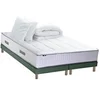 Image de Pack matelas Ressort 7 zones + sommier + oreiller + couette FABRICATION FRANCAISE 2x90 x 200 cm, Sommier Vert celadon