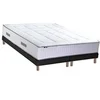 Image de Ensemble Matelas Ressort 7 zones + Mémoire de forme + Sommier BELLAGIO 2 Fabriqué en France 2x90 x 200 cm, Sommier Noir