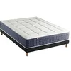 Image de Ensemble Matelas Ressort 7 zones + Mémoire de forme + Sommier KING STYLE Fabriqué en France 140 x 190 cm, Sommier Noir