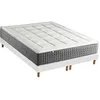 Image de Ensemble Matelas Ressort 7 zones + Sommier Fabriqué en France MAX 2x90 x 200 , Sommier Blanc