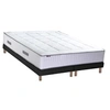 Image de Ensemble matelas Ressorts 7 zones cm + sommier PALACIO 2 FABRICATION FRANCAISE 2x90 x 200 cm, Sommier Noir