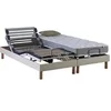 Image de Idliterie 180x200 en bois matelas sommier - sommier a lattes beige