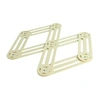 Image de Dessous de plat étirable en inox vanille 19x35 cm - Roger Orfevre - Blanc - Acier Inoxydable (inox)