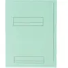 Image de Chemises dossier 2 rabats Fast 24 x 32 cm vert pastel - Paquet de 50 -
