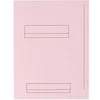 Image de Chemises dossier 2 rabats Fast 24 x 32 cm rose pastel - Paquet de 50 -