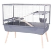 Image de Cage grillagée lapin et rongeur sur pieds NeoLife 100 L - Gris
