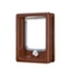 Image de Portillon pour chat 4 positions tunnel réglable 11-52 mm marron 170 x 155 mm