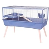 Image de Cage rongeur surélevée - Néolife - Pour cochon d'inde - 99 x 54 x 79 cm - Bleu