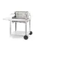 Image de - Barbecue Mendy 54*32 inox + chariot