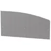 Image de Crédence courbe droite inox pour cuisine extérieure -