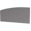 Image de Crédence courbe gauche inox pour cuisine extérieure -