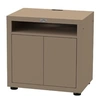 Image de Meuble cuisine extérieur taupe pour cuisson avec tablette 80 x 55 cm -