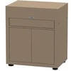 Image de Meuble cuisine extérieure taupe avec tiroir 80 x 55 cm -