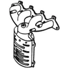 Image de Catalyseur Bosal 090525 Mitsubishi