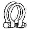 Image de Collier D'Échappement Bosal 51 Mm Bosal 250451 Citroen