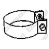 Image de Pièce De Serrage, Échappement Bosal 250867 Volkswagen