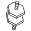 Image de Silentbloc D'échappement Bosal 255015