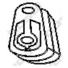 Image de Bandes De Caoutchouc, Échappement Bosal 255052 Ford