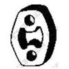Image de Bandes De Caoutchouc, Échappement Bosal 255107 Ford;Land Rover;Mazda;Nissan