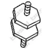 Image de Bandes De Caoutchouc, Échappement Bosal 255330 Renault