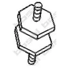 Image de Bandes De Caoutchouc, Échappement Bosal 255333 Renault