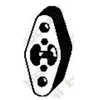 Image de Bandes De Caoutchouc, Échappement Bosal 255401 Jeep