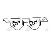 Image de Bandes De Caoutchouc, Échappement Bosal 255503 Audi;Seat;Skoda;Volkswagen