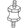 Image de Bandes De Caoutchouc, Échappement Bosal 255627 Renault
