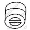 Image de Bandes De Caoutchouc, Échappement Bosal 255681 Land Rover;Opel