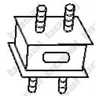 Image de Bandes De Caoutchouc, Échappement Bosal 255726 Toyota