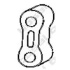 Image de Bandes De Caoutchouc, Échappement Bosal 255789 Mitsubishi