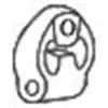 Image de Silentbloc D'échappement Bosal 255810
