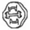 Image de Silentbloc D'échappement Bosal 255853