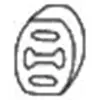 Image de Silentbloc D'échappement Bosal 255854