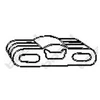 Image de Bandes De Caoutchouc, Échappement Bosal 255859 Opel