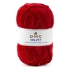 Image de Fil Layette Chenille VELVET - 100g - DMC : Douceur et Chaleur pour Tous Vos Projets(...) - 16 Rouge