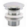 Image de Bonde de lavabo champignon laiton chromée H60 33x42 - - 00 122500 000 00