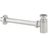 Image de Siphon compact, sortie murale et bride Valentin en laiton chromé 32mm
