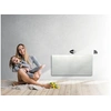 Image de Radiateur à inertie pierre avec porte serviettes - Dual Kherr Curve 2.0 vertical - 1500W -