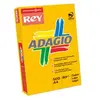 Image de Rey Adagio - 104 micromètres - jaune - A3 (297 x 420 mm) - 80 g/m² - 500 feuille(s) ramette - papier pour reprographie
