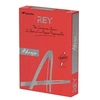 Image de Rey Adagio - Lisse - 140 micromètres - rouge intense - A3 (297 x 420 mm) - 80 g/m² - 500 feuille(s) ramette - papier pour reprographie (pack de 5)