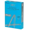 Image de Rey Adagio - Lisse - 104 micromètres - bleu intense - A4 (210 x 297 mm) - 80 g/m² - 500 feuille(s) ramette - papier pour reprographie (pack de 5)