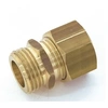 Image de Manchon biconique laiton M 15 x 21 pour tube en cuivre