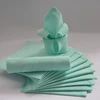 Image de Calitex Lot de 12 serviettes de table ARC EN CIEL vert d'eau 44 x 44 cm 12