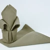 Image de Calitex Lot de 12 Serviettes de Table UNIKAKILOT 12 SERV 44x44 cm, kaki 12