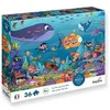 Image de Puzzle - SENTOSPHERE - 36 pièces - La vie sous-marine - Toucher doux et soyeux - Impression 7 couleurs - A partir de 4 ans