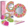 Image de Miroir mosaique fleurs a diamanter - sentosphere