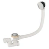 Image de Wirquin sp5603 vidage de baignoire à câble avec siphon chrome