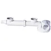 Image de Wirquin 30723640 Siphon d'évier gain de place Espace et tubulure de raccordement pour évier 2 bacs, blanc en occasion ou reconditionné
