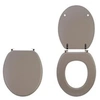 Image de - Abattant colors line taupe mat